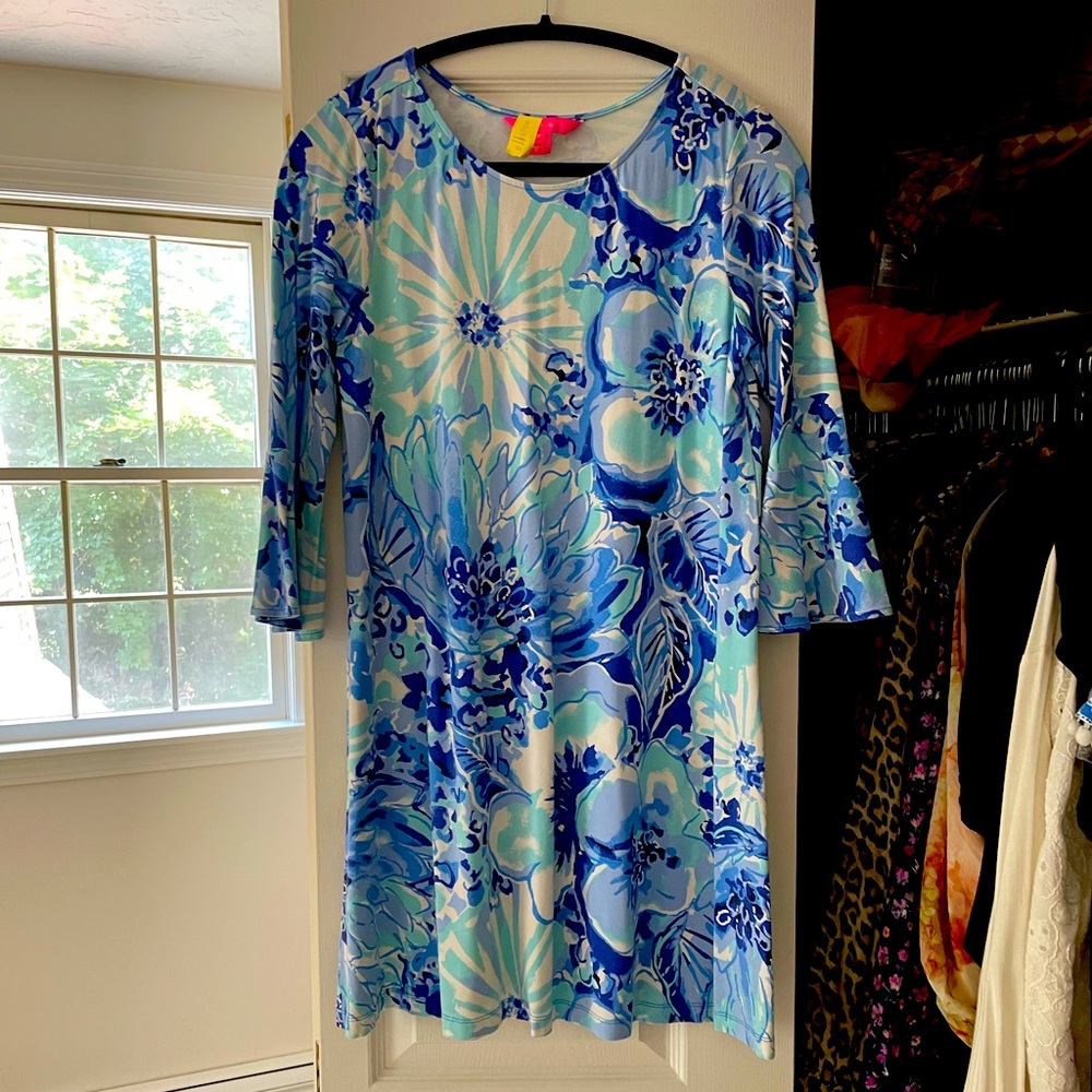 Like New Lilly Pulitzer 3/4 sleeve dress